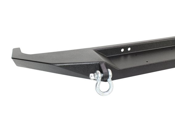 Cherokee XJ Front Winch Bumper W/O Grille Guard Bullhead Steel Black Textured Powdercoat Fishbone...