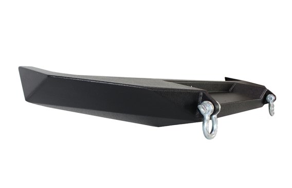 Cherokee XJ Front Winch Bumper W/O Grille Guard Bullhead Steel Black Textured Powdercoat Fishbone...