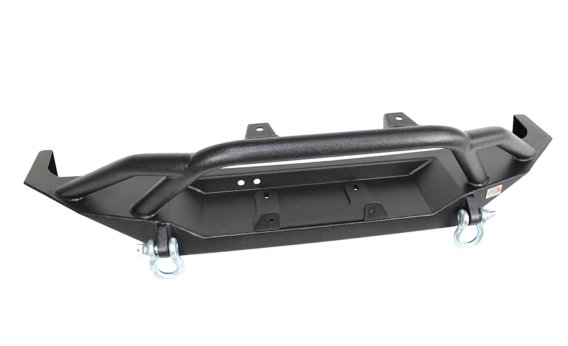 Cherokee XJ Front Winch Bumper W/Grille Guard Bullhead Steel Black Textured Powdercoat Fishbone O...