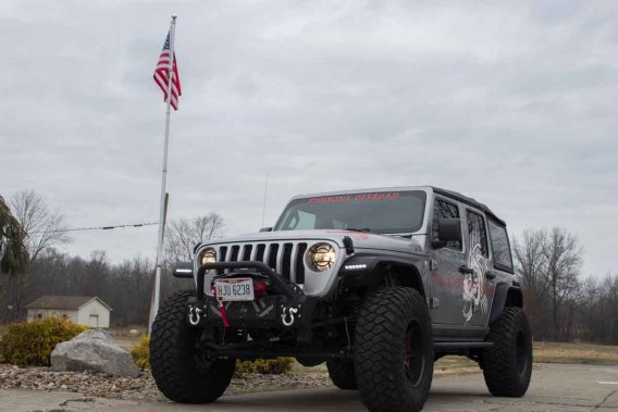 Barracuda Modular Front Bumper - Base 07-18 Jeep Wrangler, 18-Present Jeep Wrangler, 18-Present J...