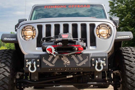Barracuda Modular Front Bumper - Base 07-18 Jeep Wrangler, 18-Present Jeep Wrangler, 18-Present J...