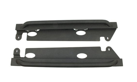 Jeep JK Rock Slider 07-18 Wrangler JK 2 Door Rubicon Steel Black Textured Powdercoat Fishbone Off...
