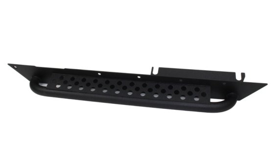 Jeep TJ Rock Slider W/Tube Step 97-06 Wrangler TJ Steel Black Textured Powdercoat Fishbone Offro...