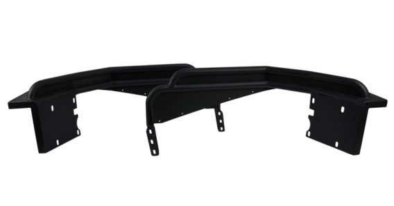 Jeep TJ Tube Fenders Front 3 Inch Flare 97-06 Wrangler TJ Steel Black Textured Powdercoat Fishbon...