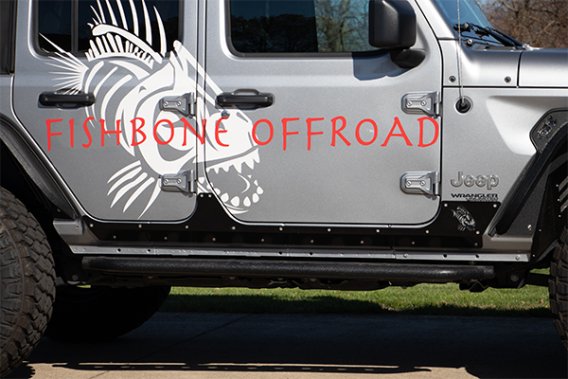 Wrangler Armor Panels for 18-Pres Wrangler JL 4DR Fishbone