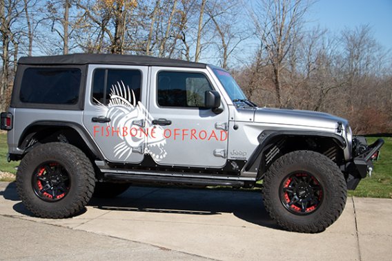 Wrangler Armor Panels for 18-Pres Wrangler JL 4DR Fishbone