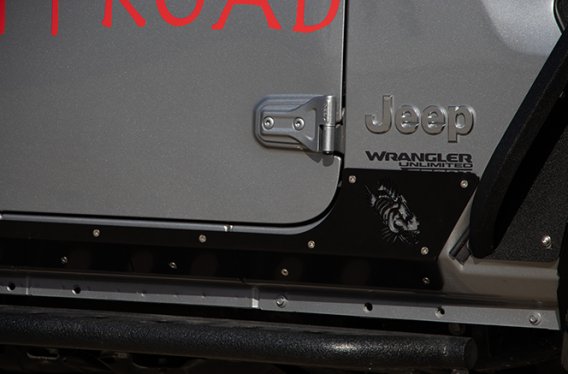 Wrangler Armor Panels for 18-Pres Wrangler JL 4DR Fishbone