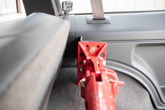 1984-2001 Jeep Cherokee XJ Rear Seat Hi-Lift Jack Mount Fishbone Offroad