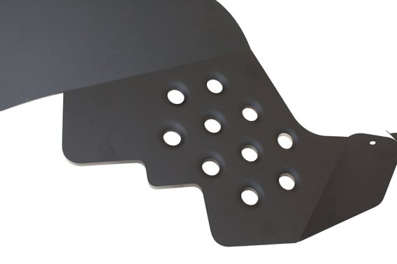 Jeep JK Inner Fenders 07-18 Wrangler JK Front/Rear Set Of 4 Aluminum Black Powdercoat Fishbone Of...