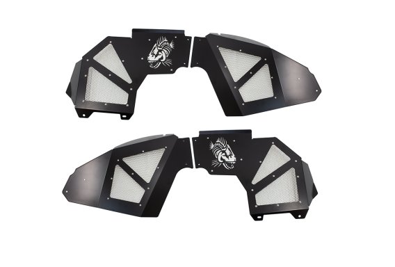 Jeep JL Inner Fenders For 18-Current Wrangler JL, 2020-Current JT Gladiator Front Pair Aluminum ...