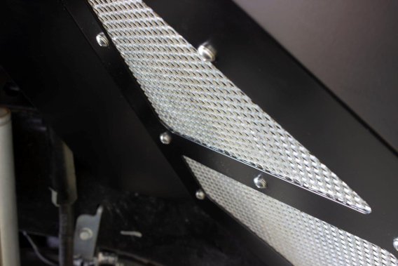 Jeep JL Inner Fenders For 18-Current Wrangler JL Front/Rear Set of 4 Aluminum Black Powdercoat Fi...