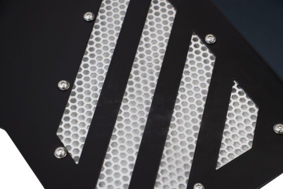Wrangler/Gladiator Front Inner Fenders For 18-Up Wrangler/Gladiator Black Powdercoat Fishbone