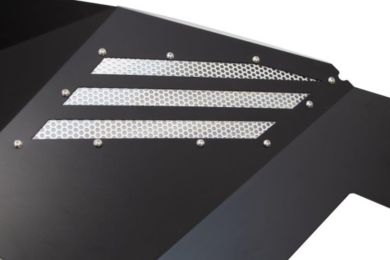 Wrangler/Gladiator Front Inner Fenders For 18-Up Wrangler/Gladiator Black Powdercoat Fishbone