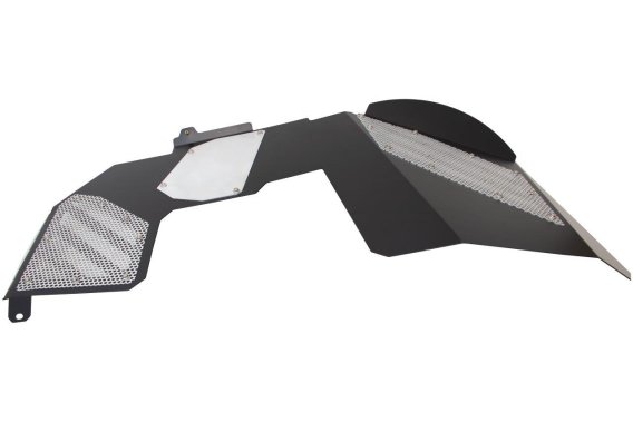 Wrangler/Gladiator Front Inner Fenders For 18-Up Wrangler/Gladiator Black Powdercoat Fishbone