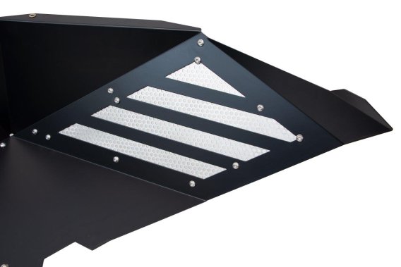 Wrangler Rear Inner Fenders For 18-Up Wrangler Black Powdercoat Fishbone
