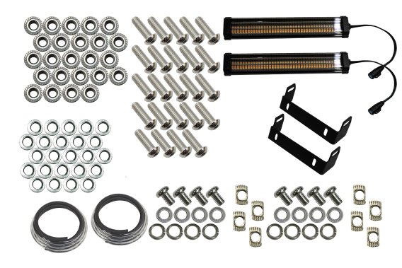 18-Current Jeep Wrangler JL, JLU and 20-Current Jeep JT Gladiator Aluminum Elite Front Fenders Fi...