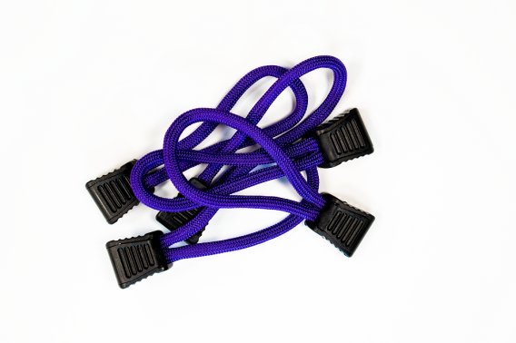 Paracord Zipper Pulls 5 Pcs Purple Fishbone Offroad