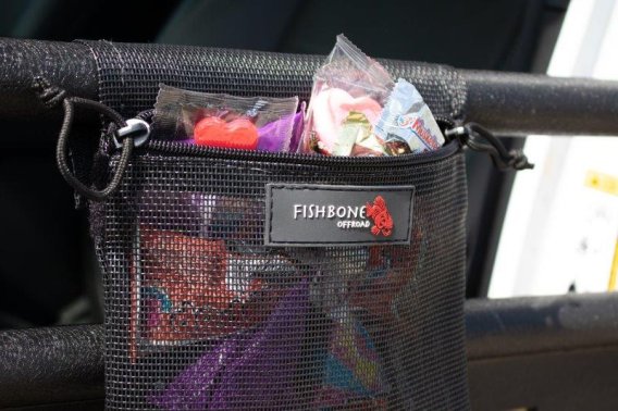 Tube Door Storage Bag For 18-Up Jeep Wrangler JL 2 Door Fishbone