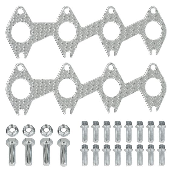 2005-2010 Mustang Long Tube Headers and EPA Compliant Catted H-Pipe Kit 304 Stainless Pypes Perfo...