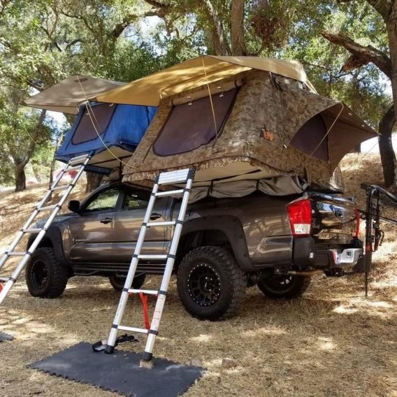 Tacoma Bed Bar 9 Inch 05-22 Tacoma 3 Set Bare Steel Heavy Metal Off-Road