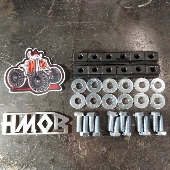 Tacoma Bed Bar 9 Inch 05-22 Tacoma 3 Set Bare Steel Heavy Metal Off-Road