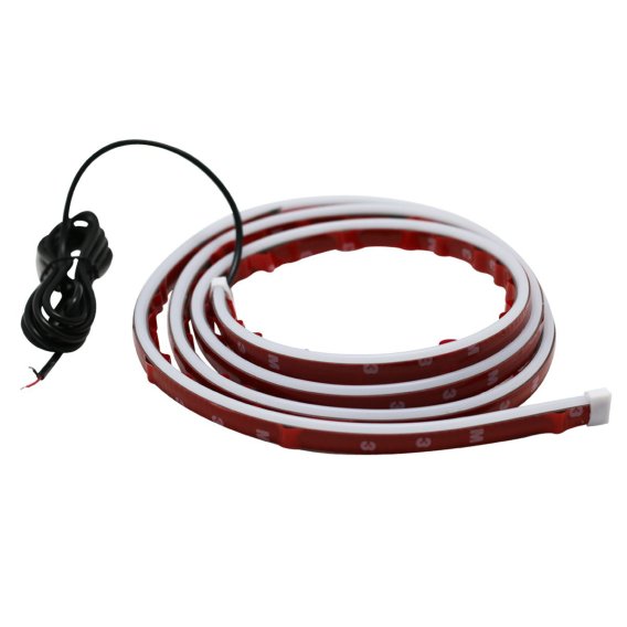 LED Knight Rider Scanning Hood Brow DRL Flex Cool White Kit for Cars and Jeeps Race Sport Lightin...