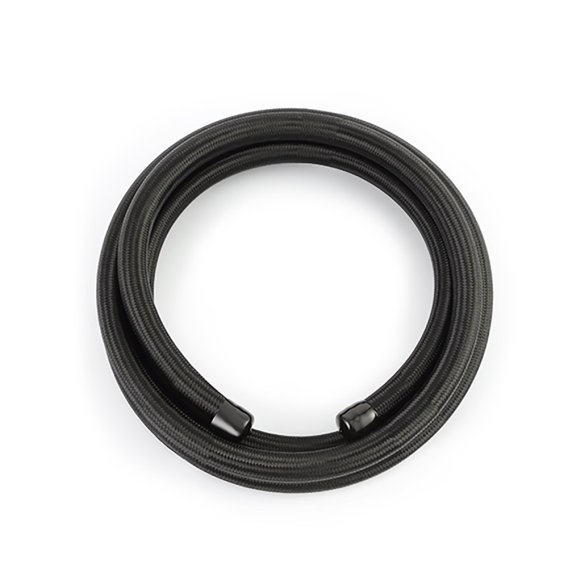 -6AN Braided Line, Black Nylon - 10ft