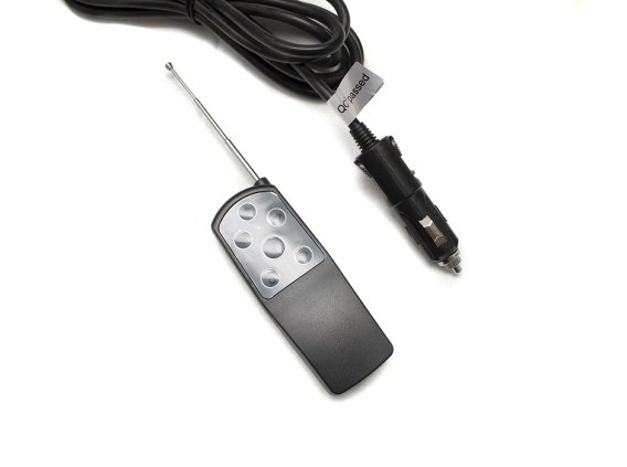 Motorized 50W LED Spot Light w/ Remote 360 Degree / 120 vertical Swivel Functionality White Marin...