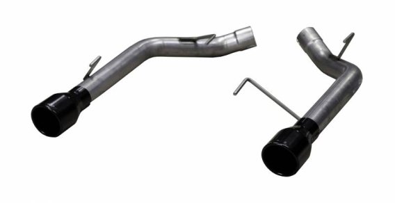 Axle Back System Split Rear Dual Exit Hardware Incl 2.5 in Intermediate Pipe And Tailpipe Natural...