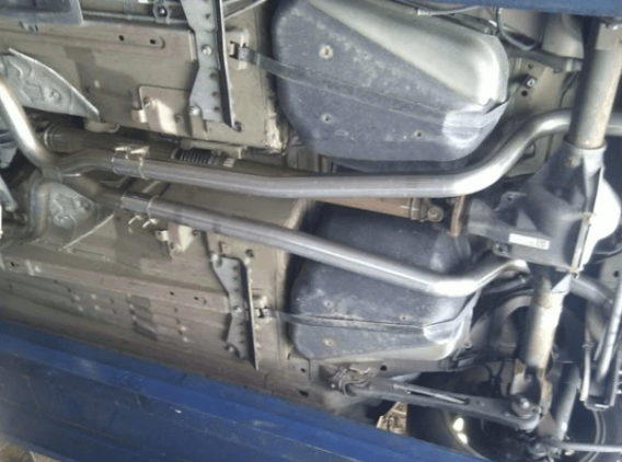 Cat Back System Split Rear Dual Exit 2.5 intermediate Pipe And Tailpipe Hardware Incl Muffler And...