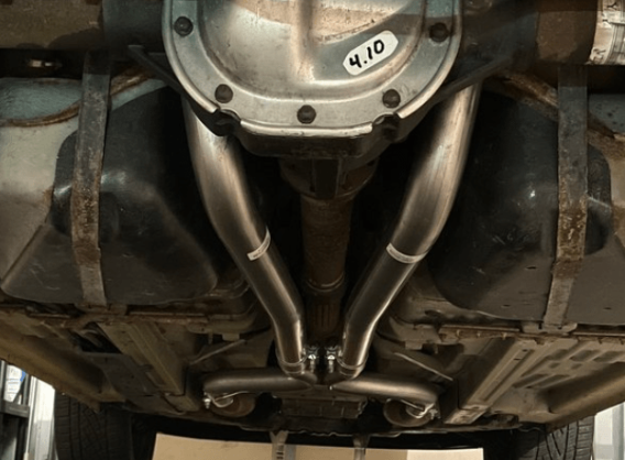 Cat Back System Split Rear Dual Exit 2.5 intermediate Pipe And Tailpipe Hardware Incl Muffler And...