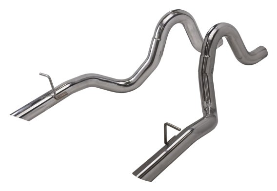 1986-1993 Mustang 3 Inch Tailpipe Exhaust Kit 304 Polished Stainless Steel Pypes Performance Exha...
