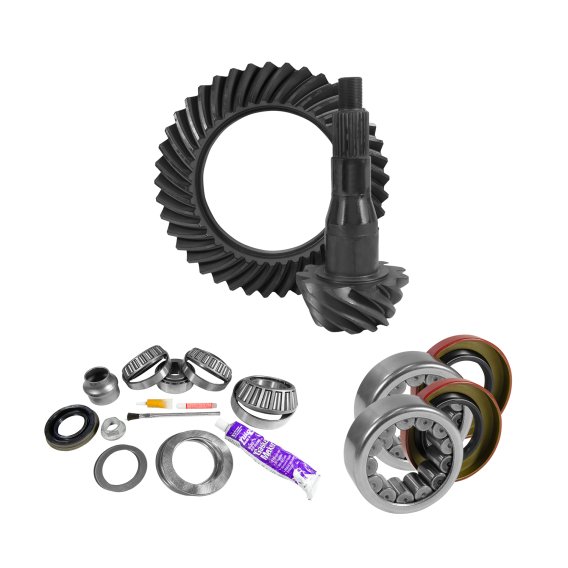 9.75 Inch Ford 3.73 Rear Ring & Pinion Install Kit Axle Bearings & Seal 9.75 Inch Ford 3.73 Rear ...