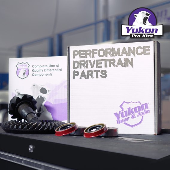 8.8 Inch Ford 3.55 Rear Ring & Pinion Install Kit 2.25 Inch OD Axle Bearings & Seals 8.8 Ford 3.5...