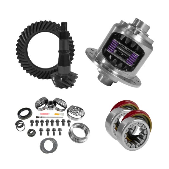 9.5 Inch GM 3.73 Rear Ring & Pinion Install Kit 33 Spline Posi Axle Bearing & Seals 9.5 Inch GM 3...
