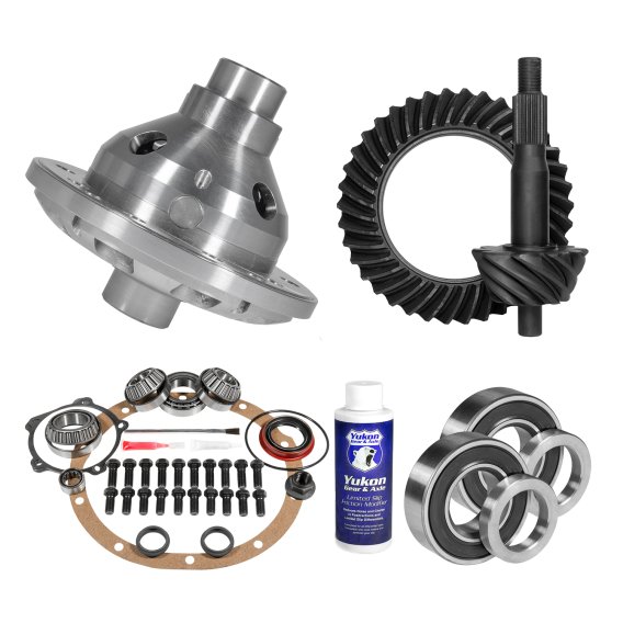 Muscle Car Limited Slip & Re-Gear Kit For Ford 8 25 Spline 3.25 Ratio 8.0 Inch Ford 3.25 Rear R&P...