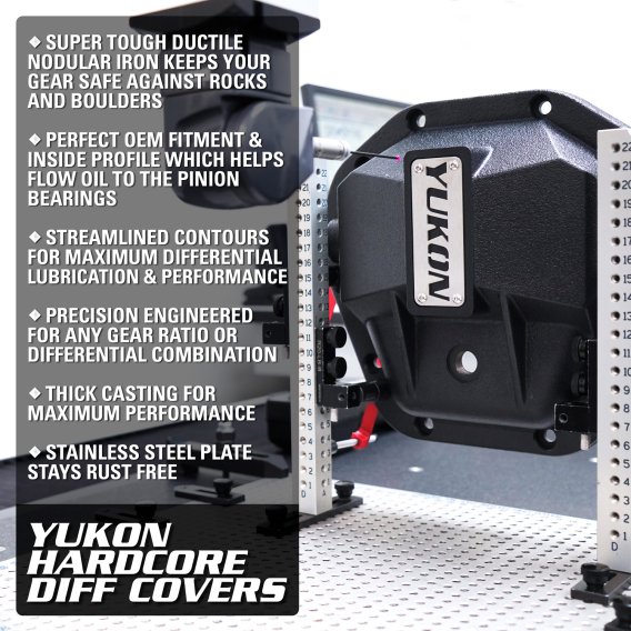 Hardcore Diff Cover For Dana 80 Rear Differential D80 Nodular Iron Differential Cover Yukon Gear