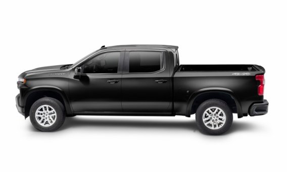 Bushwacker 40930-34 OE Style Color Matched Black 4-Piece Fender Flare Set for 19-21 Chevrolet Sil...