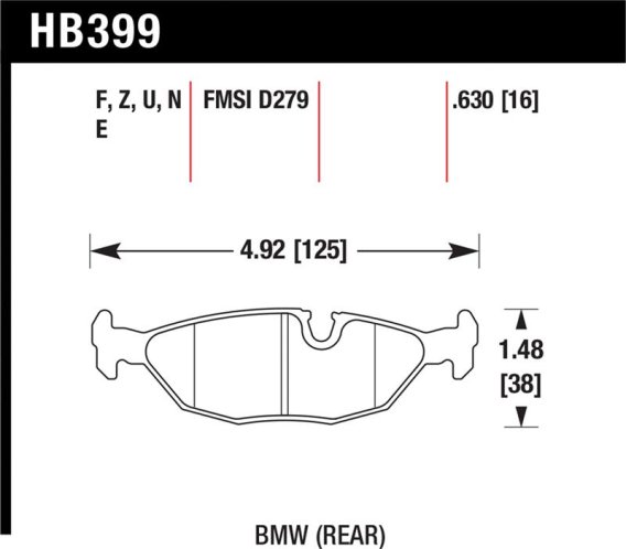 HAWK Blue 9012 Brake Pad Sets