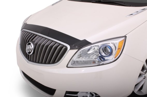 Auto Ventshade 322061 Aeroskin Flush Mount Dark Smoke Hood Protector for 2012-2017 Buick Verano