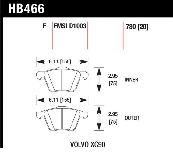 HAWK LTS Brake Pads
