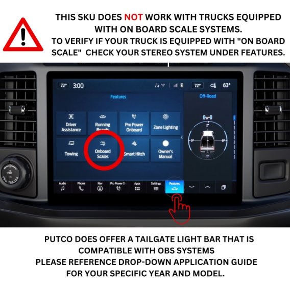 PUT Blade Tailgate Light Bars