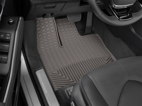 WT Rubber Mats - Front - Cocoa