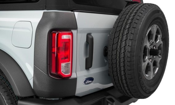 Bushwacker 14124 Black Trail Armor Rear Corners for 21-23 Ford Bronco 2 & 4 Dr