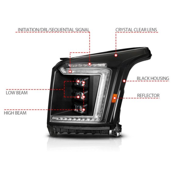 ANZ LED/Projector Headlights
