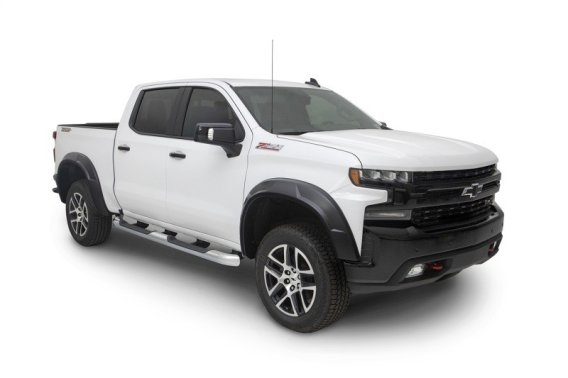 Bushwacker 40984-02 DRT Style Fender Flares; Front and Rear for 2019-2021 Chevrolet Silverado 150...