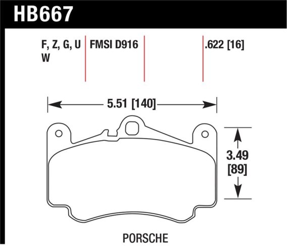 HAWK DTC-60 Brake Pad Sets