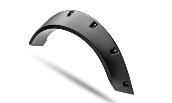 Bushwacker 20960-02 Black Pocket/Rivet Style Textured Finish 4-Piece Fender Flare Set for 2021-20...