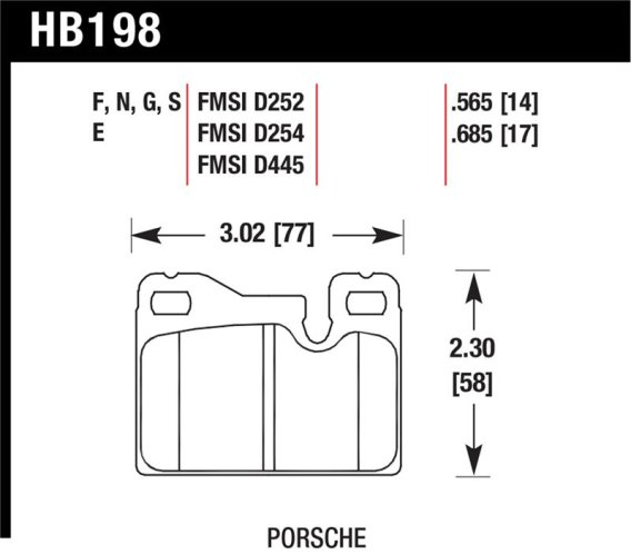 HAWK HT-10 Brake Pad Sets