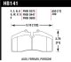 HAWK HPS Brake Pad Sets